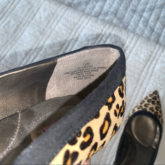 Bandolino Zadina leopard print kitten heel 7.5 - Picture 3 of 10